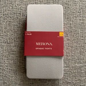 NWT Merona Opaque Tights S/M